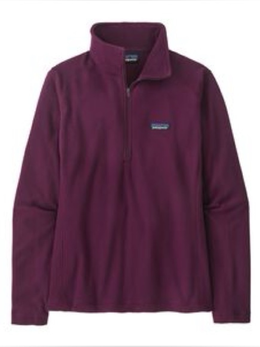 EUC Patagonia W's Micro D® 1/4-Zip Pullover in Dark Plum Size M